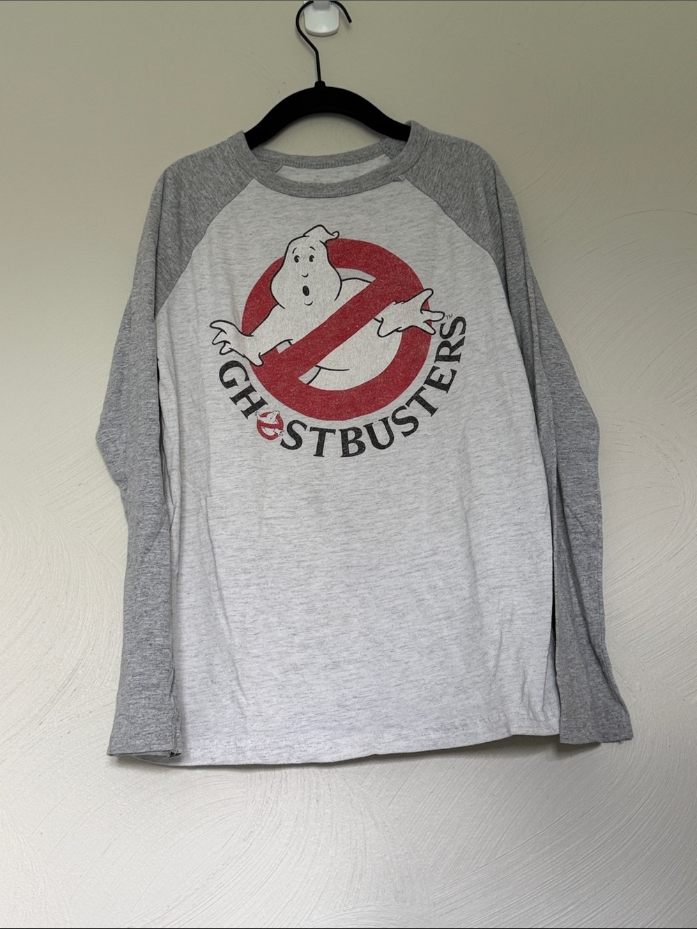 Ghostbusters Raglan Long-Sleeve Logo Baseball Tee